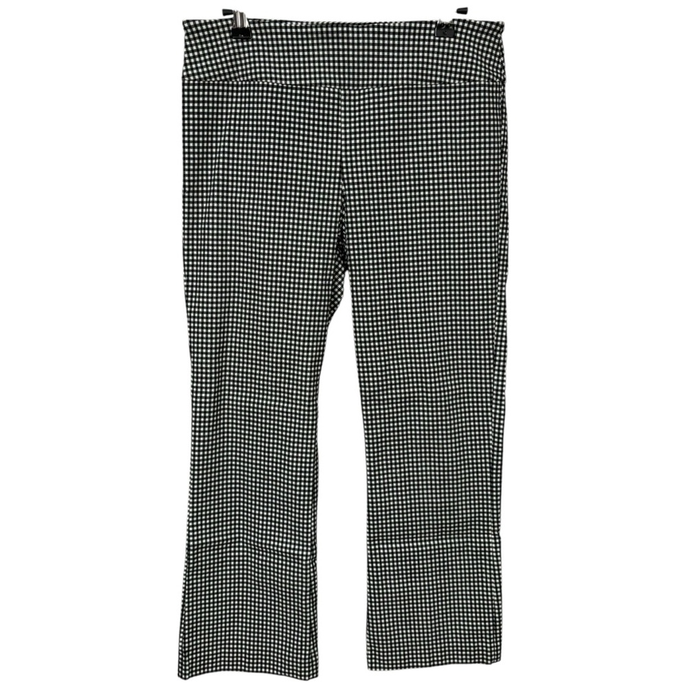 Elliott Lauren Halsbrook Stretch Ankle Pant Plaid Checkered Size 4